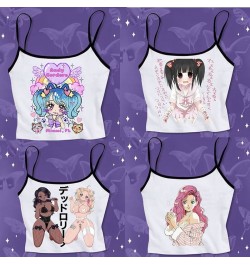 Pink crop top gothic tank tops y2k tops y2k fashion Cute shirt Lolita tops y2k Gothic Tank Tops Harajuku shirt Kawaii shirt $...