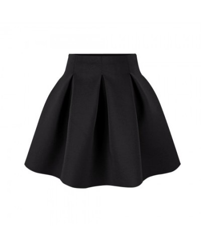 Pleated Skirts Student Spring Summer Preppy Black Short Skirt Cute Korean Female High-waisted A Line Mini Skirt XS-4XL $48.67...