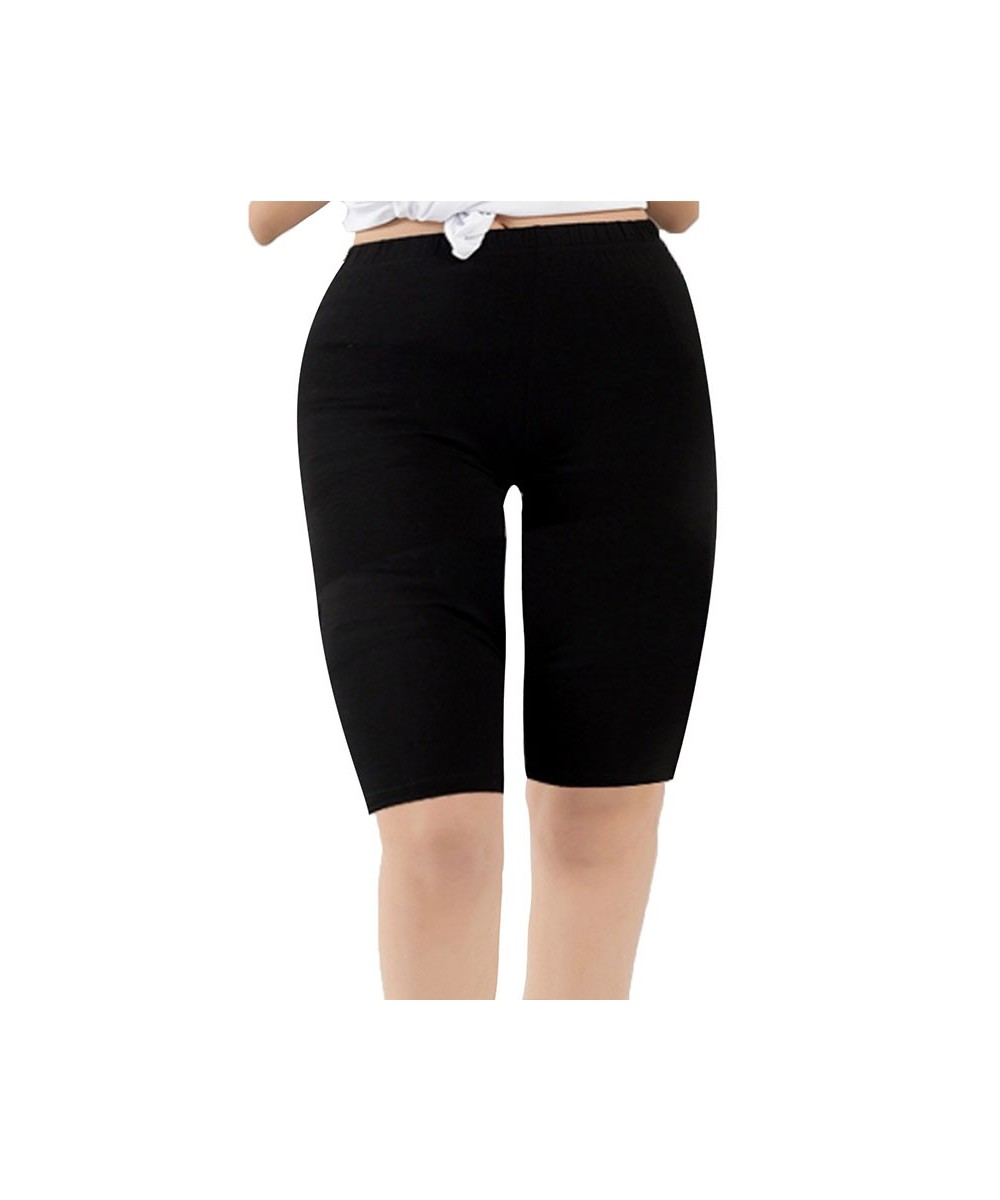 Women's Modal Short Leggings Basic Plus Size Leggings Smooth High Elasticity Knee Length Korte Leggings For Women $28.90 - Bo...