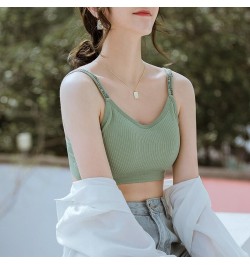 Comfortable Breathable Girl's Chest Wrap Thread Seamless Sports No Steel Ring Beauty Back Strapless Letter Camisole Vest $16....