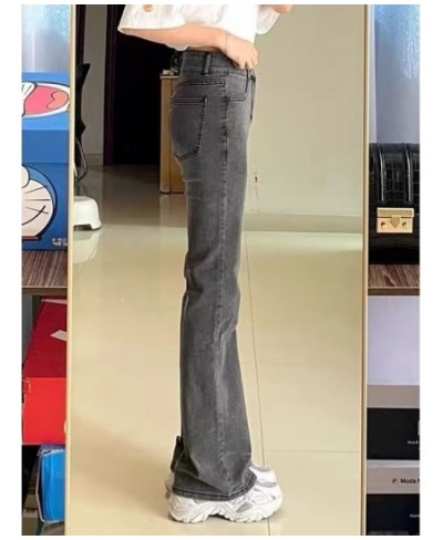 European And American Retro Brown Jeans Women's Spring And Autumn High-waisted Straight-leg Loose And Thin Wide-leg Pants $35...