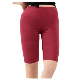 Women's Modal Short Leggings Basic Plus Size Leggings Smooth High Elasticity Knee Length Korte Leggings For Women $28.90 - Bo...