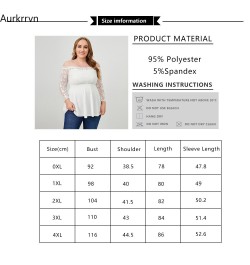 Plus Size Tops Solid White Women's Tunic Casual Elegant Sexy Off The Shoulder Lace Sleeve Fashion Woman T-shirts 2022 Summer ...