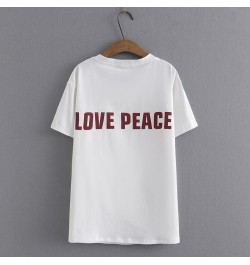 Plus Size Basic T-Shirt Women 2023 Summer Cotton Colorful Love Heart Offset Printed O-Neck Tees Short Sleeve Tops Curve Cloth...