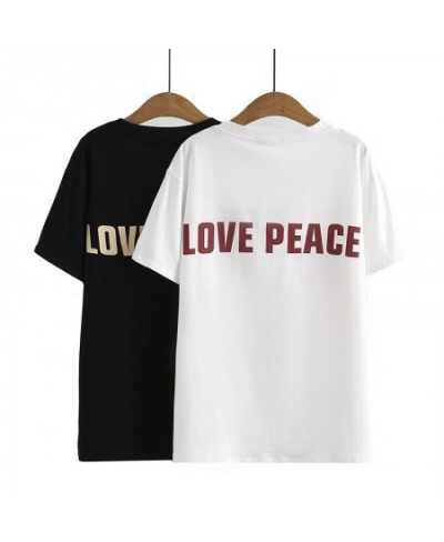 Plus Size Basic T-Shirt Women 2023 Summer Cotton Colorful Love Heart Offset Printed O-Neck Tees Short Sleeve Tops Curve Cloth...