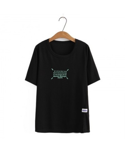 Plus Size Basic T-Shirt Women 2023 Summer Digital Pattern Print O-Neck Tees Slit Label Short Sleeve Tops Oversized Curve $36....