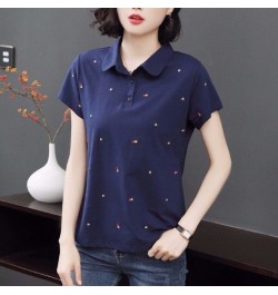 Summer Fashion Polo Shirt Women New Casual Short Sleeve Slim Polos Mujer Shirts Tops Plus Size Female Cotton Polo Shirt ZZ021...