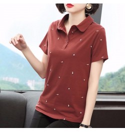 Summer Fashion Polo Shirt Women New Casual Short Sleeve Slim Polos Mujer Shirts Tops Plus Size Female Cotton Polo Shirt ZZ021...