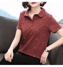 Summer Fashion Polo Shirt Women New Casual Short Sleeve Slim Polos Mujer Shirts Tops Plus Size Female Cotton Polo Shirt ZZ021...