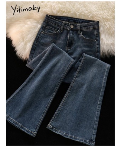 High Waisted Jeans Women 2023 New High Waisted Korean Fashion Vintage Flare Jeans Streetwear Casual Y2k Jeans Trousers $62.03...