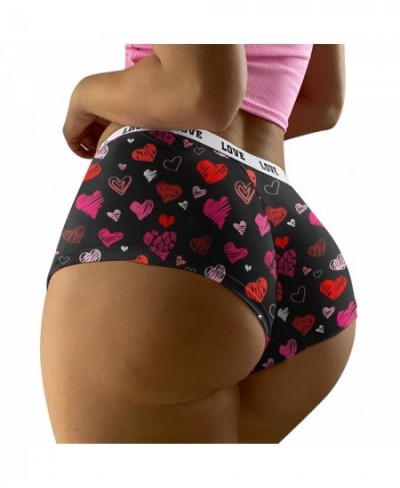 Cotton Panties for Women Pack Briefs Lingerie Low-waist Pieces Print Panties Sexy 1 Women Underwear Women's Clothing for Wome...