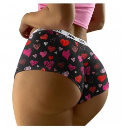 Cotton Panties for Women Pack Briefs Lingerie Low-waist Pieces Print Panties Sexy 1 Women Underwear Women's Clothing for Wome...