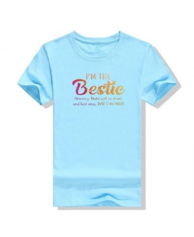 If Lost or Drunk Please Return To Bestie T-shirt I'm The-Bestie Warning Besties Will Be Drunk Tee Tops $26.87 - Tops & Tees