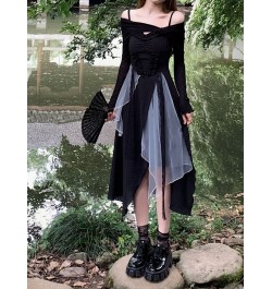 Sexy Strap Midi Dress Woman Casual 2022 Summer Sleeveless Black Vintage Dress Elegant Party One Piece Dress Korean Fashion Sl...