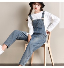 Women's fashion jumpsuit slightly suit new waist band wide leg pants popular large women's denim jeans $45.14 - Bottoms