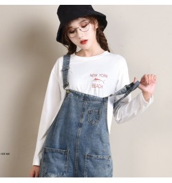 Women's fashion jumpsuit slightly suit new waist band wide leg pants popular large women's denim jeans $45.14 - Bottoms