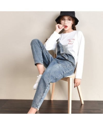 Women's fashion jumpsuit slightly suit new waist band wide leg pants popular large women's denim jeans $45.14 - Bottoms