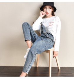 Women's fashion jumpsuit slightly suit new waist band wide leg pants popular large women's denim jeans $45.14 - Bottoms