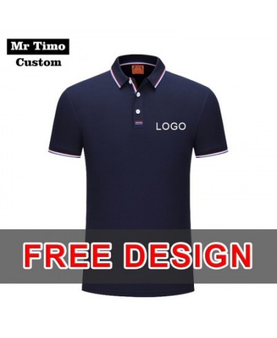 2023 Fashion Polo Shirt Design Logo Company Collective Custom Embroidery Men's Women's Short Sleeve Top $27.95 - Tops & Tees