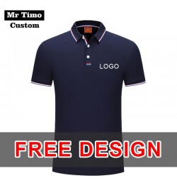 2023 Fashion Polo Shirt Design Logo Company Collective Custom Embroidery Men's Women's Short Sleeve Top $27.95 - Tops & Tees