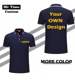 2023 Fashion Polo Shirt Design Logo Company Collective Custom Embroidery Men's Women's Short Sleeve Top $27.95 - Tops & Tees