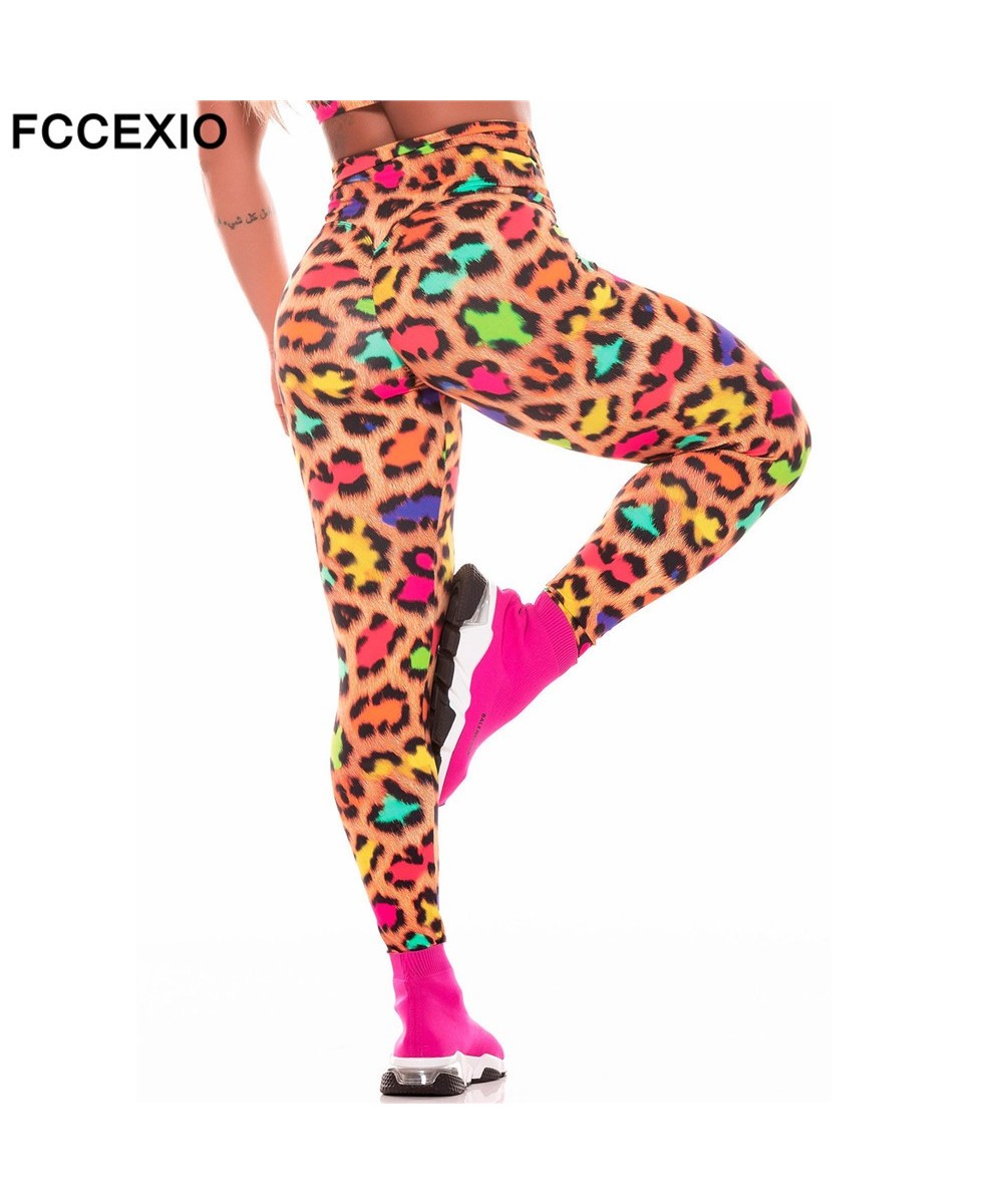 Leopard Grain Color Women Leggings Fitness Fashion Sexy Slim Tight Leggins Sporting Legins High Waist Workout Pants $27.49 - ...