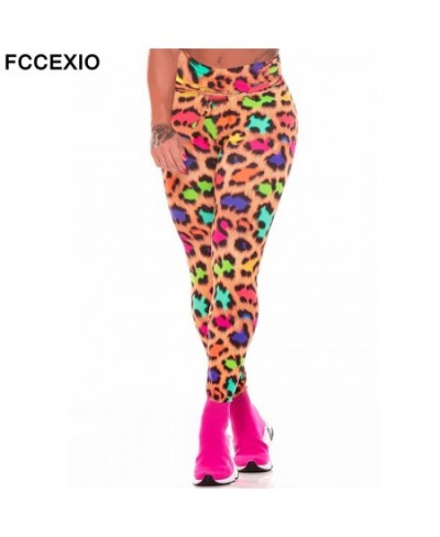 Leopard Grain Color Women Leggings Fitness Fashion Sexy Slim Tight Leggins Sporting Legins High Waist Workout Pants $27.49 - ...