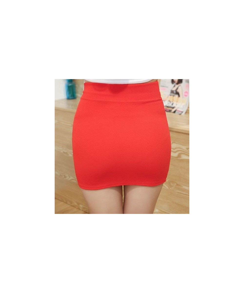 Woman Skirts Large Size Spring and Autumn Sexy Unlined High Waist Stretch Short Sheath Skirt Faldas Jupe $18.92 - Skirts