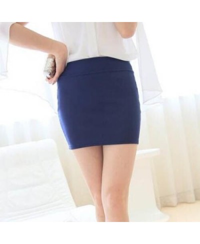 Woman Skirts Large Size Spring and Autumn Sexy Unlined High Waist Stretch Short Sheath Skirt Faldas Jupe $18.92 - Skirts