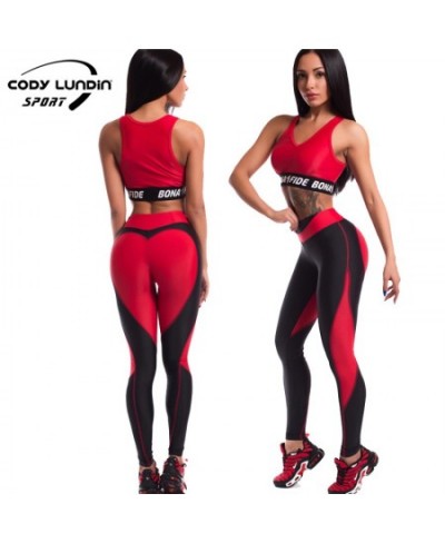 New High Waist Yoga Pants for Women Tummy Control Running Sports Workout Yoga Leggings Full-Length Patchwork Tights $25.98 - ...