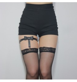 Heart Sexy Body PU Leather Garter Belt Punk Leather Garters Leg Ring Harness Gifts Adjustable Size Goth Bondage Harness $11.8...