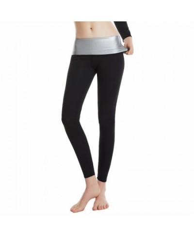 Shapers Pants Sauna Shapers Hot Sweat Sauna Effect Slimming Pants Shapewear Workout Gym Leggings Fitness High Waist Pants $23...