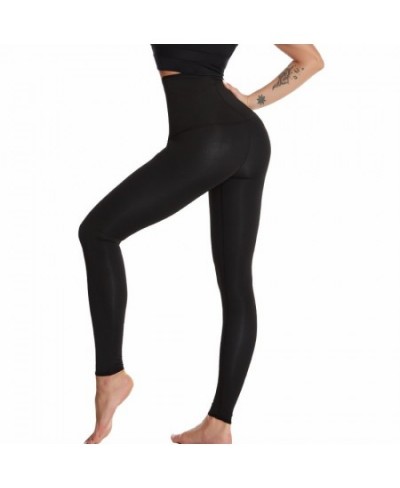 Shapers Pants Sauna Shapers Hot Sweat Sauna Effect Slimming Pants Shapewear Workout Gym Leggings Fitness High Waist Pants $23...