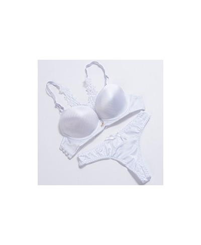 Sexy Lace Bra Sets Smooth and brushed bra Wireless Breathable Underwear Lingerie Set $33.55 - Underwear