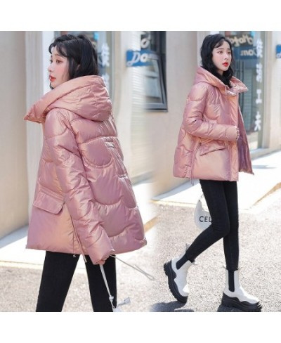 2022 New Winter Jacket Parkas Women Korean Loose Hooded Overcoat Female Jacket Parka Thick Warm Cotton Padded Outwear Ladies ...