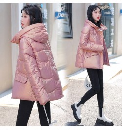 2022 New Winter Jacket Parkas Women Korean Loose Hooded Overcoat Female Jacket Parka Thick Warm Cotton Padded Outwear Ladies ...