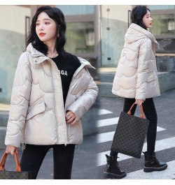 2022 New Winter Jacket Parkas Women Korean Loose Hooded Overcoat Female Jacket Parka Thick Warm Cotton Padded Outwear Ladies ...