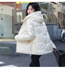 2022 New Winter Jacket Parkas Women Korean Loose Hooded Overcoat Female Jacket Parka Thick Warm Cotton Padded Outwear Ladies ...