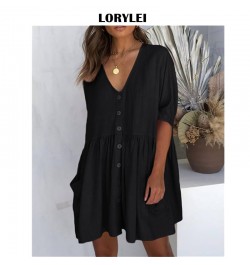 New Cover-ups 2023 Sexy V-neck Summer Beach Dress Tunic Women Casual Beachwear Swimsuit Cover Up Sarong Plage N771 $36.42 - S...