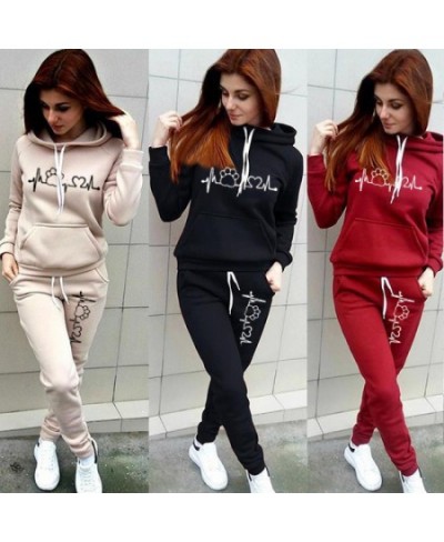 Casual Tracksuit Women Two Piece Suit Female Hoodies & Pants Set Outfits Women's Clothing Autumn Winter Sport Sweatshirts Sui...