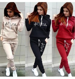 Casual Tracksuit Women Two Piece Suit Female Hoodies & Pants Set Outfits Women's Clothing Autumn Winter Sport Sweatshirts Sui...