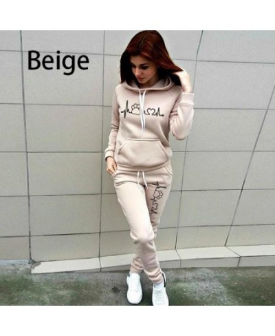 Casual Tracksuit Women Two Piece Suit Female Hoodies & Pants Set Outfits Women's Clothing Autumn Winter Sport Sweatshirts Sui...