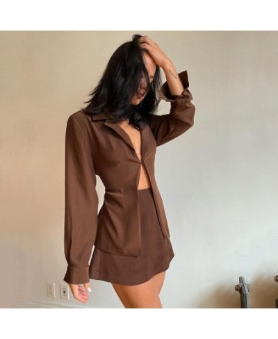 Women White Hot Girl Hidden Breasted Blazers Office Lady Style Sexy Skirt Suits High Waist Slim Mini Skirts Summer Two Piece ...