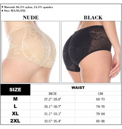 Women's Butt Lifter Shapewear Enhancer Padded Control Panties Boyshort Briefs Fake Buttock Hip Pants Lace Underwear $25.79 - ...