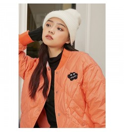 Women Down Jacket Winter Thick Baseball Collar Drawstring Hem 90% White Duck Down Warm Chic Casual Short Coats $104.41 - Jack...