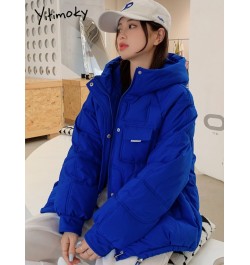 Thicken Warm Parkas Women Long Sleeve Pockets Zippers Down Short Coats Female 2022 New Winter Jacket for Women Outwear $76.51...