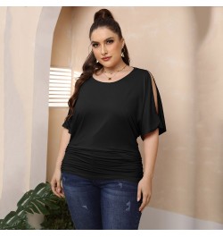 2022 New Women Plus Size T-Shirt Short Sleeve Summer Clothes Solid O-Neck Plussize Big Large Clothing Top Streetwear $36.66 -...