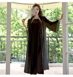 Lace Nightdress Women Robe Bride Bridesmaid Bathrobes Satin Pajamas Set Strap Dress 2 Piece Sexy Kimono Sexy Sleepwear Homewe...