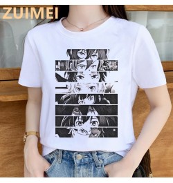 Bungou Stray Dogs Anime Funny Print Harajuku Top Women T-shirt Casual ladies basic O-collar Short Sleeved T-shirt Girl Drop $...