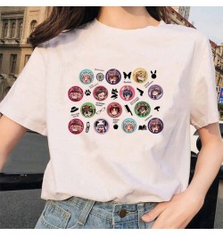 Bungou Stray Dogs Anime Funny Print Harajuku Top Women T-shirt Casual ladies basic O-collar Short Sleeved T-shirt Girl Drop $...